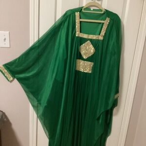 Vibrant Kaftan dress.